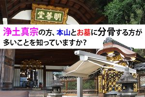 160713藤田「浄土真宗の方、本山とお墓に分骨する方が多いことを知っていますか？」