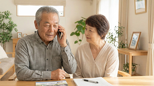 お問い合わせの様子