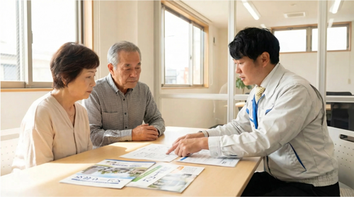 お見積りの様子